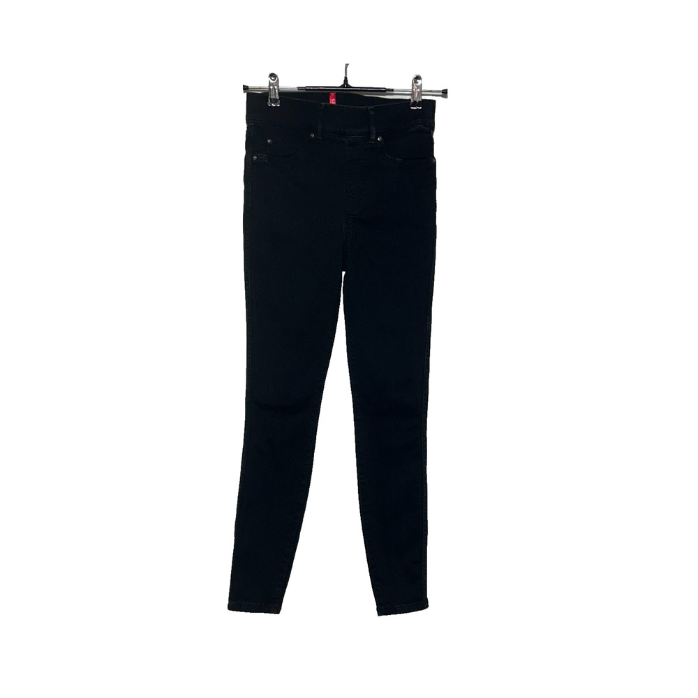 Spanx Jeans Womens XS Black Actual 26X27 Skinny Ankle Pull On‎ Jegging Stretch